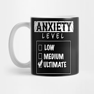 Anxiety Vintage Slogan Mug